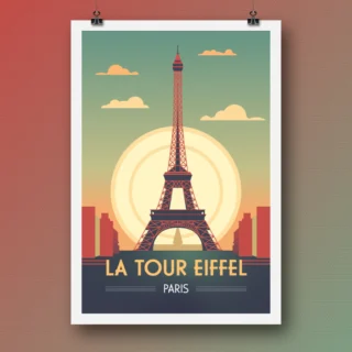 Affiche La Tour Eiffel Paris
