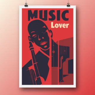Affiche Music Lover