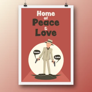 Affiche Peace and Love
