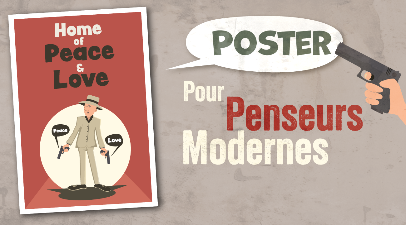 Affiche poster Peace and Love
